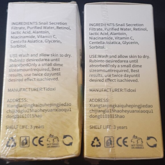 NEW!! Tidoxi Snail Mucin Anal Bleach Cream - For Intimate Areas Too - Lot of 2 - Picture 2 of 5